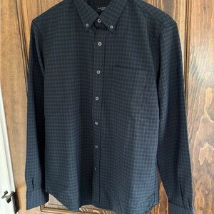 Club Monaco Blackwatch Plaid Button Down Shirt
